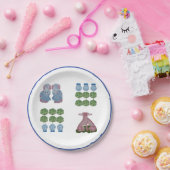 Topiary Staffordshire Dogs Ginger Jar Papieren Bordje (Feest)