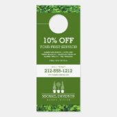 Topiary Trio Gardener Landscaping Green/White Deurhanger (Voorkant)