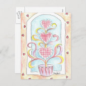 Topiary Valentijn Feestdagenkaart (Voorkant / Achterkant)