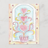 Topiary Valentijn Feestdagenkaart (Voorkant)