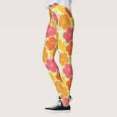 Topical Floral Hibiscus Pattern Leggings (Links)