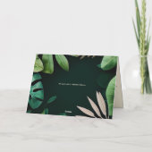 Topical Leaves Pattern | Gevouwen | Weddenschap (Achterkant)