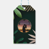 Topical Leaves Pattern | VRIJGEZELLENFEEST | Wedde Cadeaulabel (Achterkant)