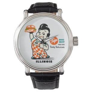Topjes Big Boy Restaurants in Illinois Horloge