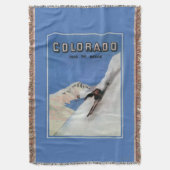 Topjes het Nation - Skiing Promotional Poster Deken (Voorkant Verticaal)