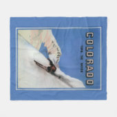 Topjes het Nation - Skiing Promotional Poster Fleece Deken (Voorkant (Horizontaal))