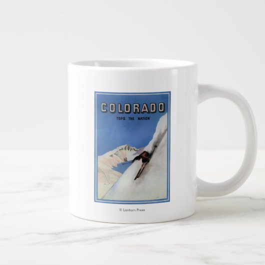 Topjes het Nation - Skiing Promotional Poster Grote Koffiekop (Rechts)