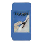 Topjes het Nation - Skiing Promotional Poster Incipio iPhone Portemonnee Hoesje (Voorkant Agenda)