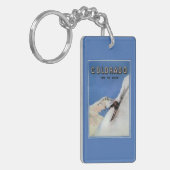 Topjes het Nation - Skiing Promotional Poster Sleutelhanger (Voorkant Links)