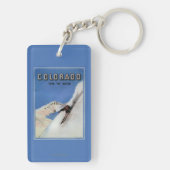 Topjes het Nation - Skiing Promotional Poster Sleutelhanger (achterkant)