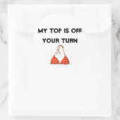 Topjes uit ronde sticker (Tas)