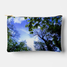 Topjes van de groene bomen etui