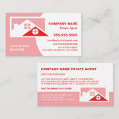 Topjes voor daken, Realtor, Estate Agent Visitekaartje (Voorkant / Achterkant)