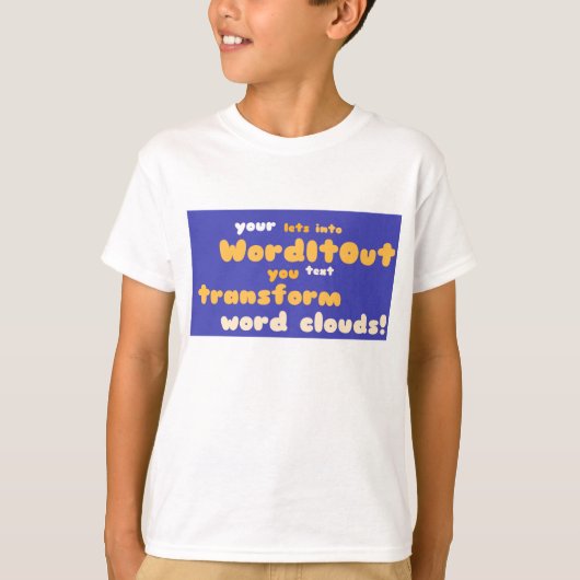Topjes voor kinderen: voorontwerp t-shirt (Voorkant)