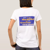 Topjes voor vrouwen: achterindeling t-shirt (Achterkant)