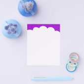 Topjes voor wolken - Paars Flyer (Enkel)