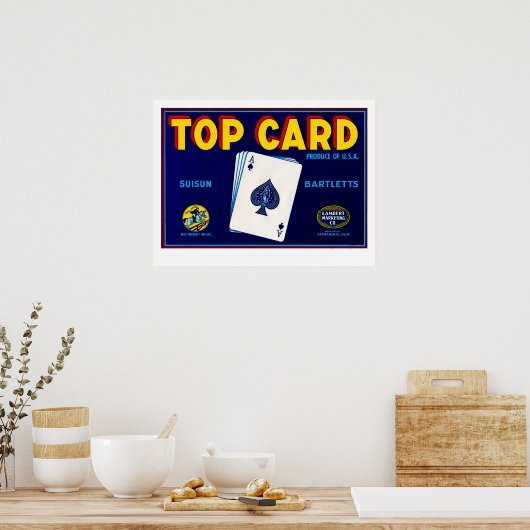 Topkaart Poster (Keuken)