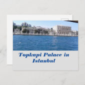 Topkapi Palace in Istanbul, Turkije Briefkaart (Voorkant / Achterkant)