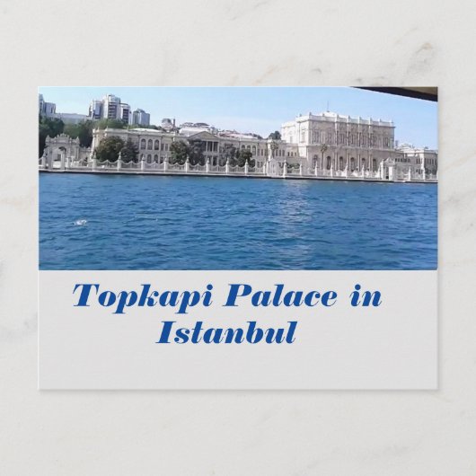 Topkapi Palace in Istanbul, Turkije Briefkaart (Voorkant)