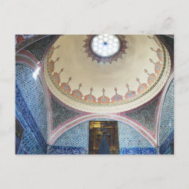 topkapi palace interiors briefkaart