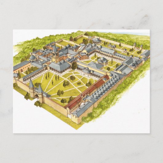 Topkapi Palace. Istambul Turquey. Uitzicht Briefkaart (Voorkant)