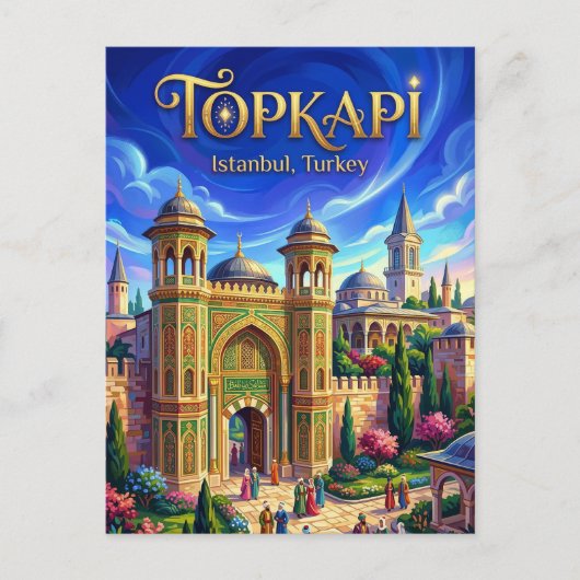 Topkapi Palace, Istanbul, Marmara Briefkaart (Voorkant)