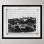 Topkapi Palace Istanbul Turkije 1885 Poster (Voorkant)