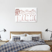 Topkapi Palace | Istanbul, Turkije Canvas Afdruk (Insitu (Slaapkamer))