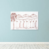 Topkapi-paleis | Istanbul, Turkije Canvas Afdruk (Insitu (Houten vloer))