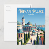 Topkapi-paleis Turkije Briefkaart (Voorkant / Achterkant)