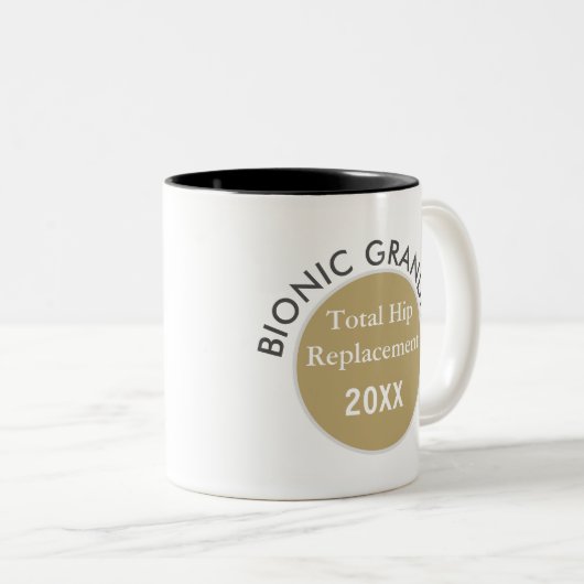 Topkeuze! Bionic GRANDMA (heupvervanging) mok (Voorkant rechts)