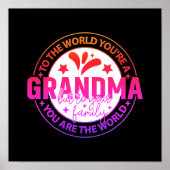 Topkeuze! Speciaal cadeau Oma Poster (Voorkant)