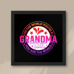 Topkeuze! Speciale cadeau oma Poster