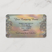 Topklasse Chic Elegant 3,5 x 2 inch Professional Visitekaartje (Achterkant)