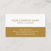 Topklasse Restaurant Visitekaartje (Achterkant)