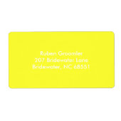 Topkleurig Etiket (Voorkant)