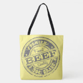Topkwaliteit Rundvlees - Lichte Kleuren Tote Bag (Voorkant)