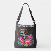 TOPLESS DINSDAG SKELET CROSSBODY TAS (Voorkant)