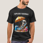 TOPLESS DINSDAG T-SHIRT (Voorkant)