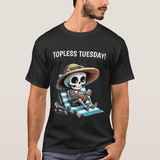 TOPLESS DINSDAG T-SHIRT (Voorkant)