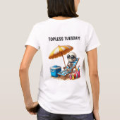 TOPLESS DINSDAG T-SHIRT (Achterkant)