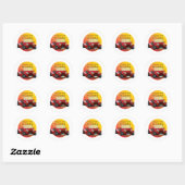 Topless Drive-Sticker Ronde Sticker (Vel)