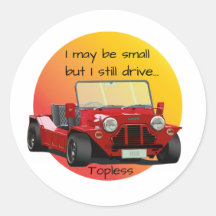 Topless Drive-Sticker