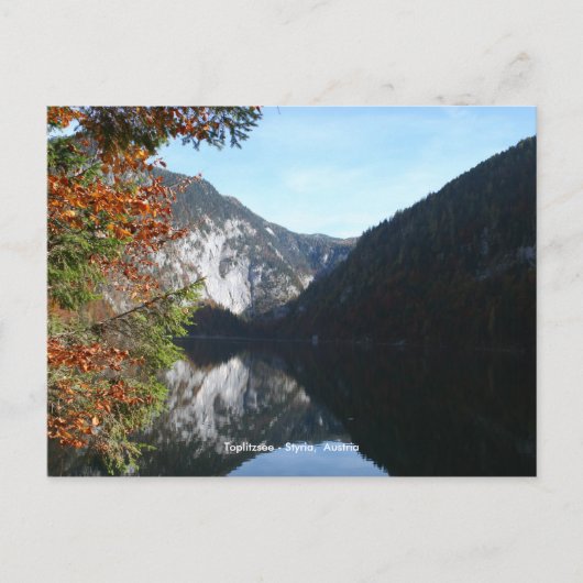 Toplitzsee - Styria, Oostenrijk Briefkaart (Voorkant)