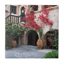 Toplou Klooster Kerk binnenhof GRIEKENLAND