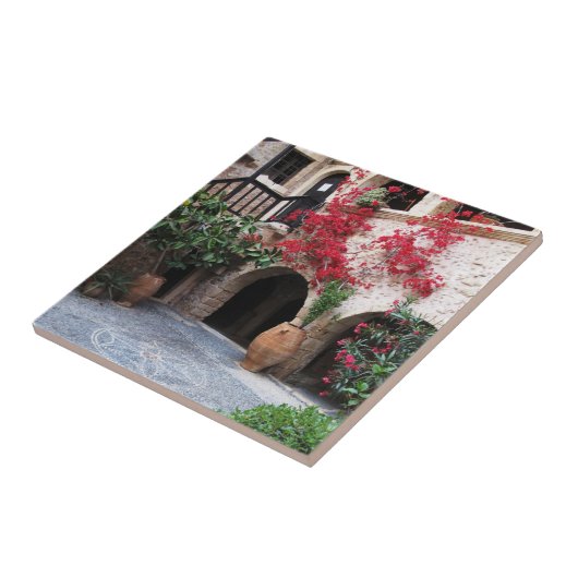 Toplou Klooster Kerk binnenhof GRIEKENLAND Tegeltje (Zijkant)