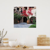 Toplou Klooster Kerken binnenhof POSTER (Keuken)