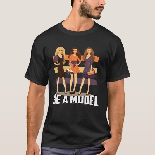 Topmodel model mode showtopmodel t-shirt (Voorkant)
