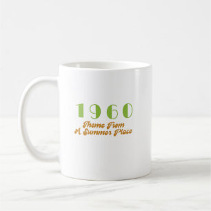 Topnummer 1960 per jaar koffiemok