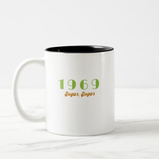 Topnummer 1969 tweekleurige koffiemok (Links)